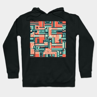 Expressive thought method - Abstract Mindset Seamless Pattern Hoodie